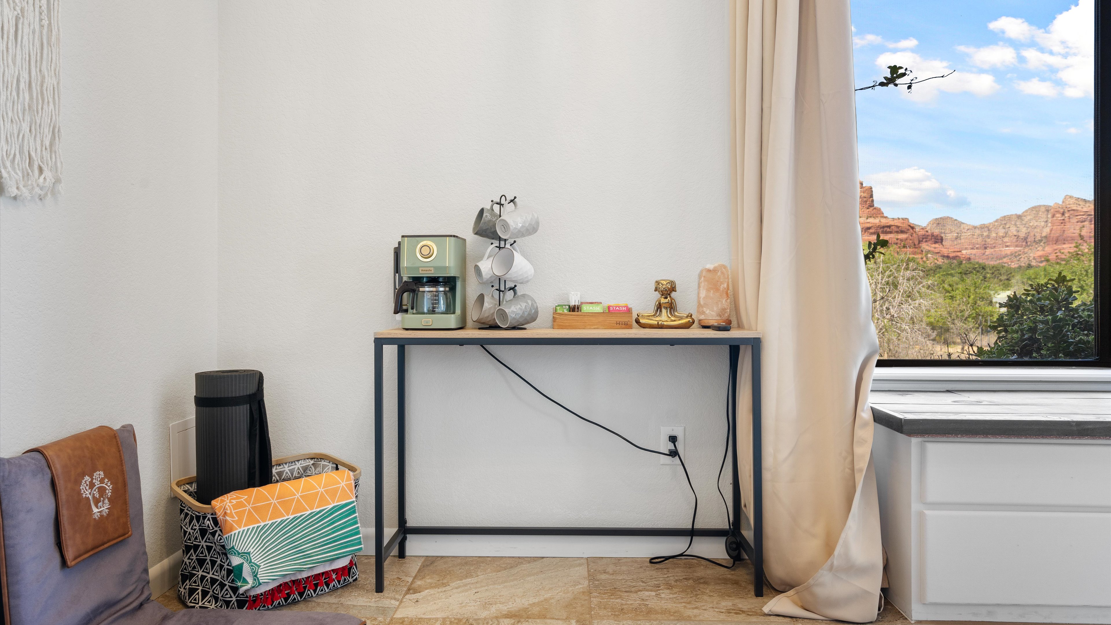 Air hockey table and game area